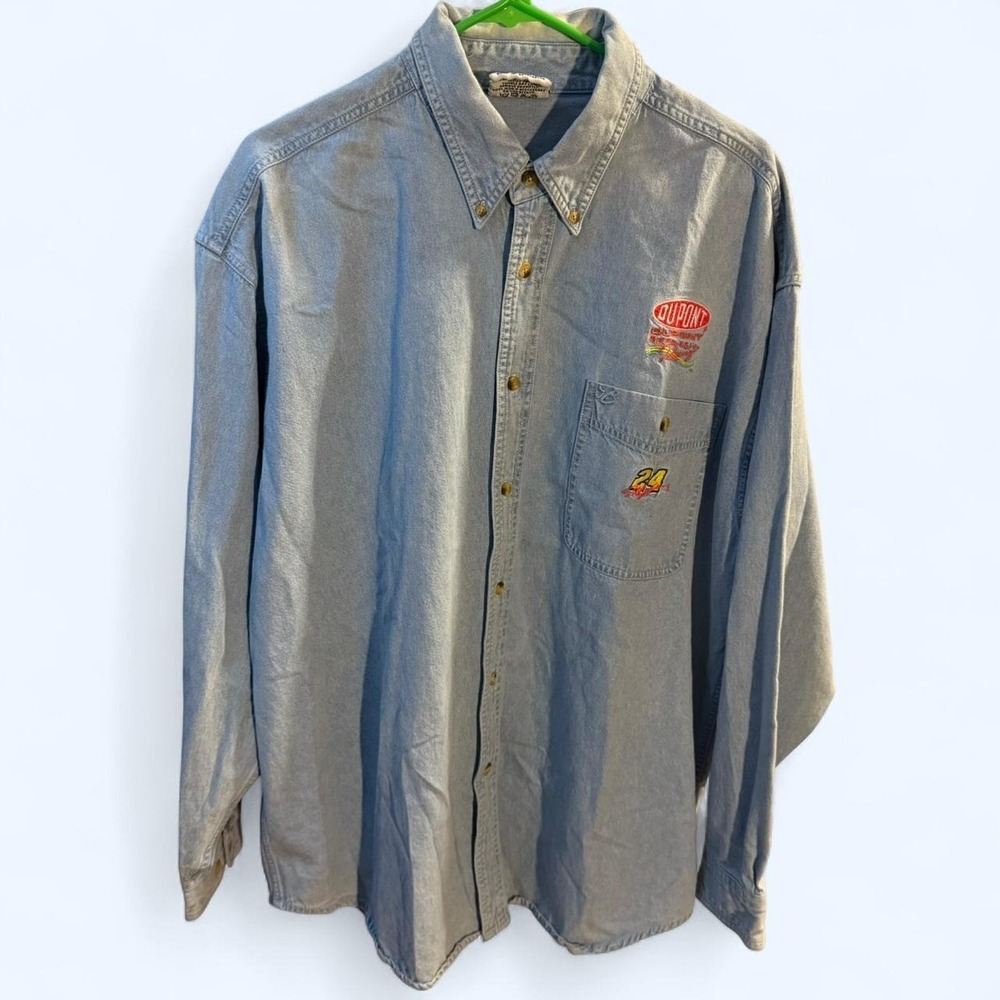 Chase autentics Dupont Jeff Gordon 24 denim shirt XL